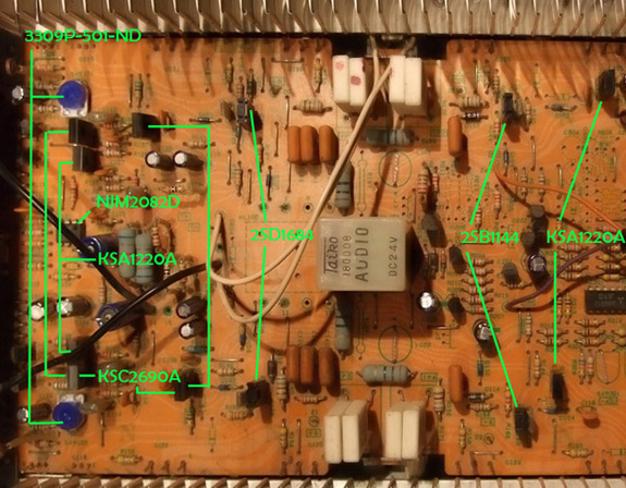 Carver mk II series audio amplifier